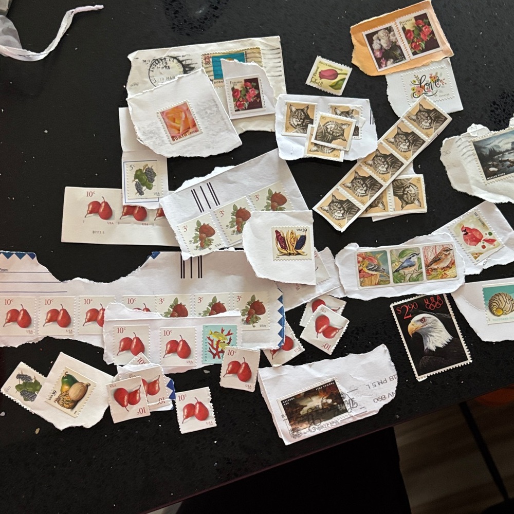 Assorted Vintage Postage Stamps